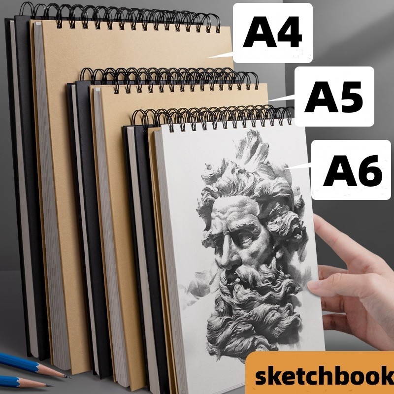 

sketchbook A5/A4/A6 buku sketsa/buku gambar sketsa a4 /Seni Rupa Lukisan Cat Air Profesional Lukisan