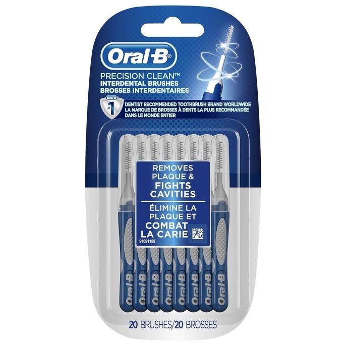 FUFU Oral B Interdental Brush Sikat Pembersih Sela Gigi Behel 20 pcs LN