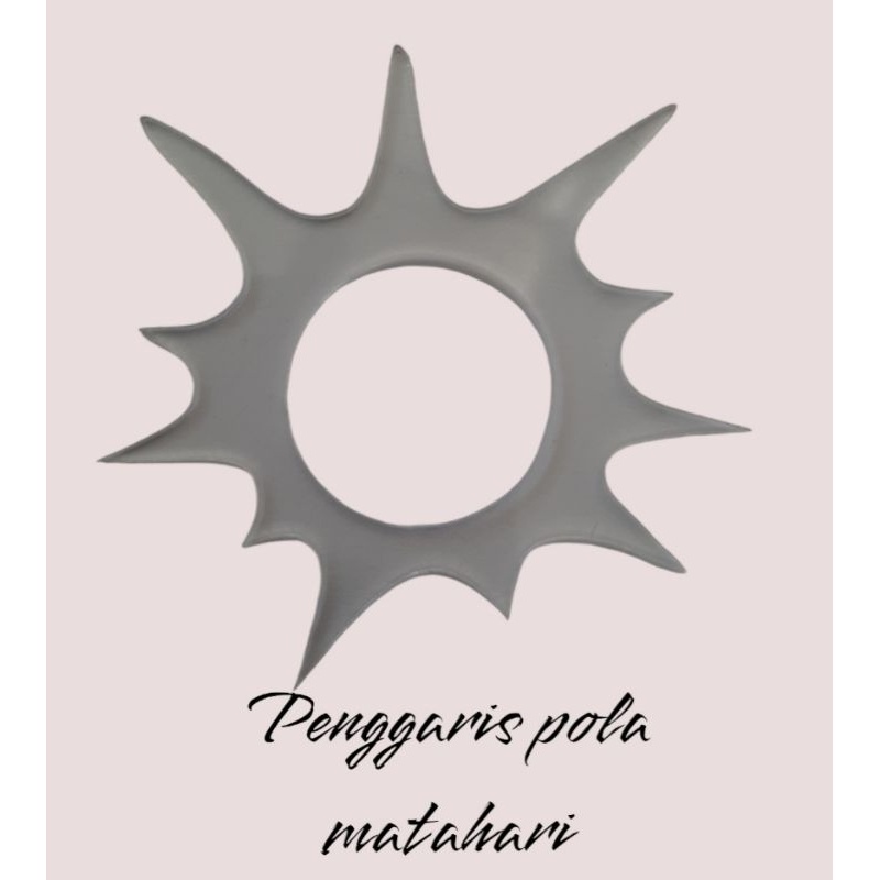 

Penggaris pola matahari