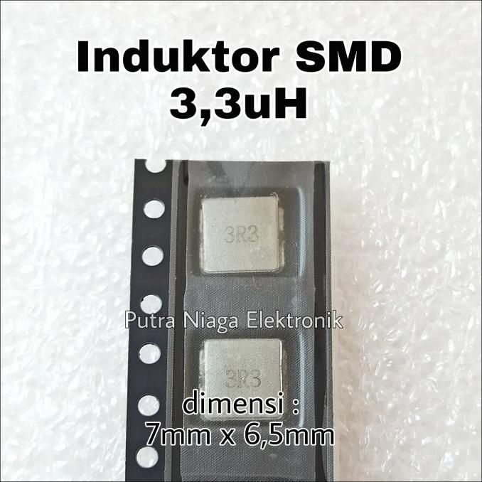 Update Induktor SMD 3,3uH Inductor Power 3.3uH 7mm x 6,5mm marking : 3R3 putr4n Diminati Banget