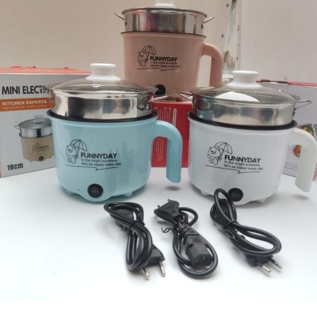 Panci Listrik Serbaguna Kapasitas Besar Multifungsi Free Kukusan