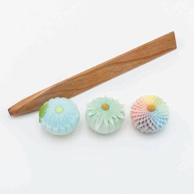 NEW Sweet Wagashi Nerikiri Wood Tools