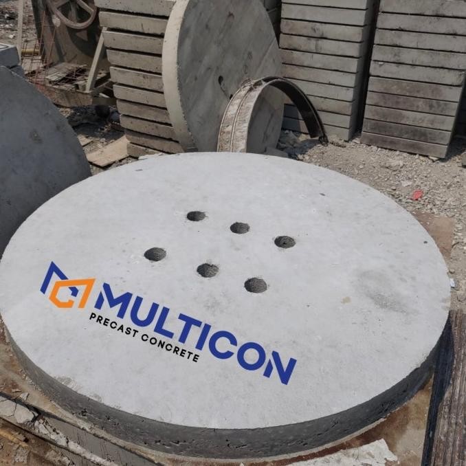 Tutup Buis Beton 100x50 Bulat K-225 Cor, Gorong, Saluran,Sumur Resapan PSG