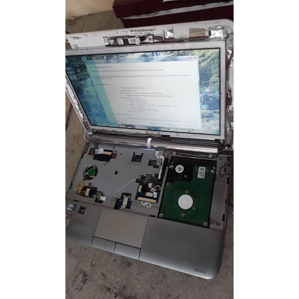 MOTHERBOARD TOSHIBA NB205 FIT NB200 NB300 NB201 NORMAL PLUS HSF FAN