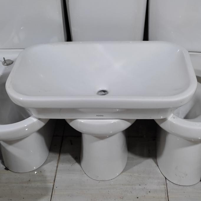 Wastapel Cuci Tangan Toto Lw631 / Bak Cuci Tangan Toto  Ready