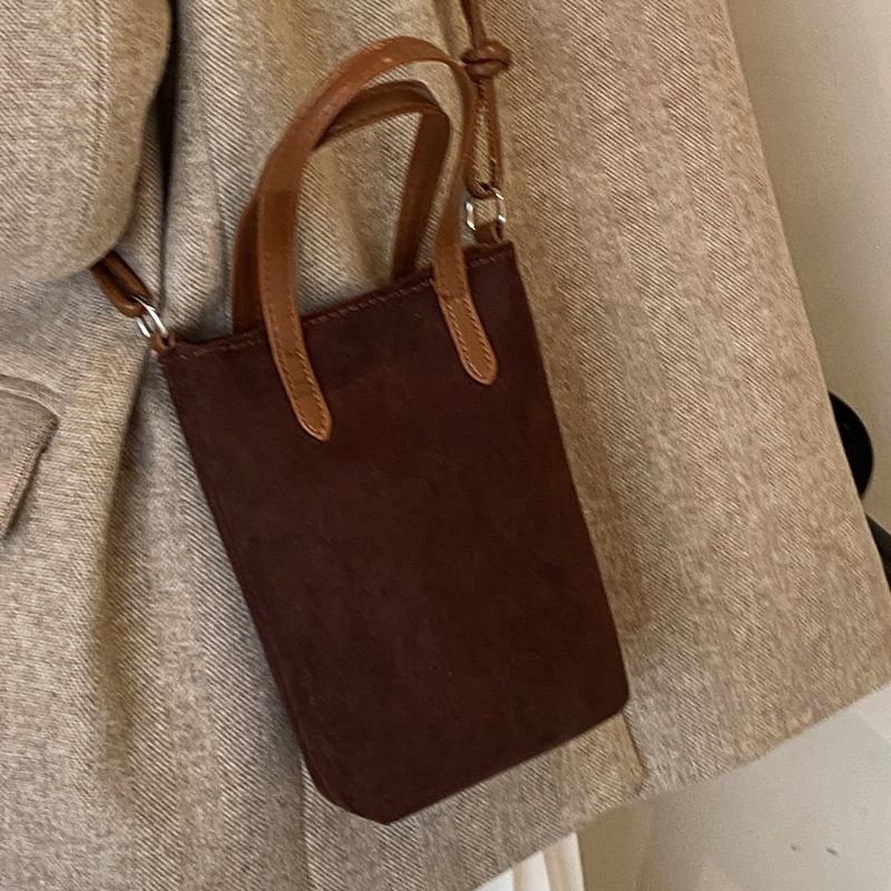 Tas Ponsel Selempang Motif Macan Tutul, Tas Kecil Tekstur Canggih