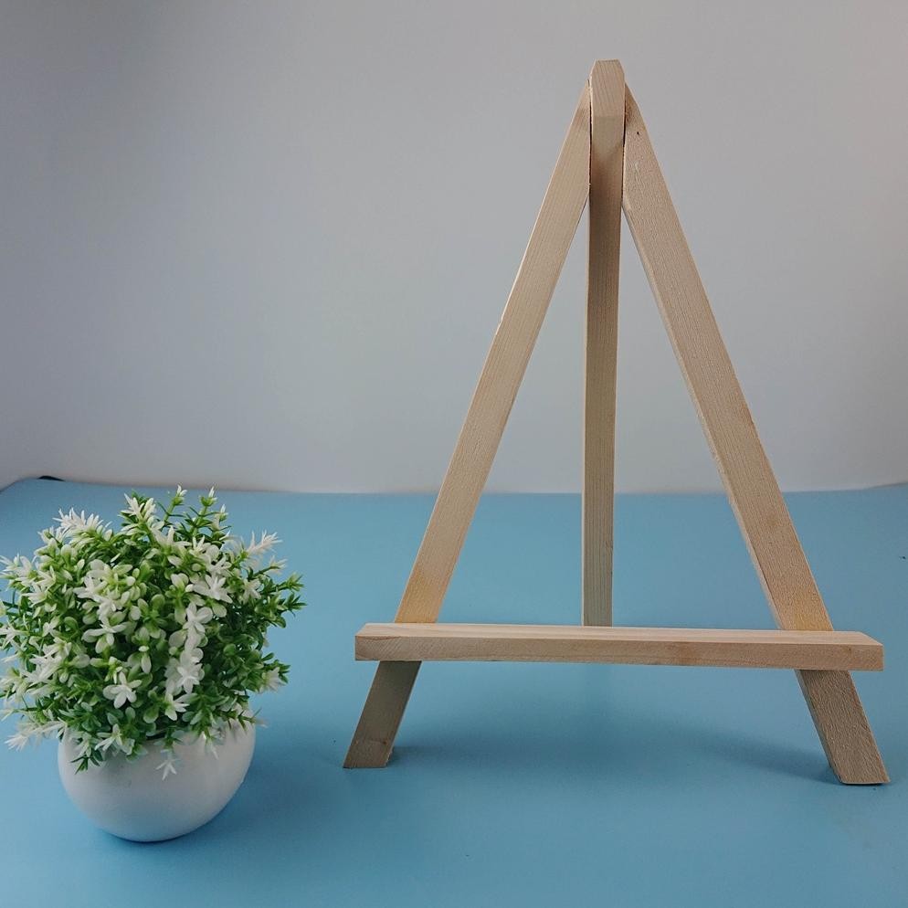 Standing Frame / Stand kayu / Dudukan lukisan / Easel mini canvas painting murah