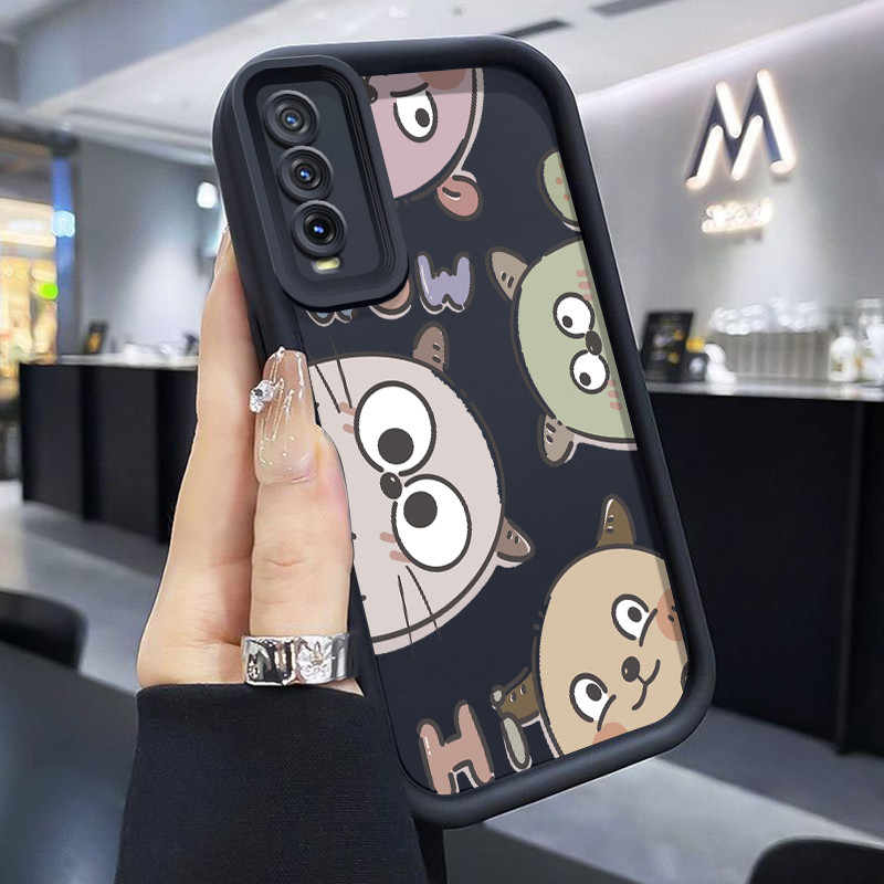 Casing Hp Untuk VIVO Y20 Y20s Y20i Y20T Y12s Y12a Y30G Y11s Case Casing Kesing sarung HP pola kartun