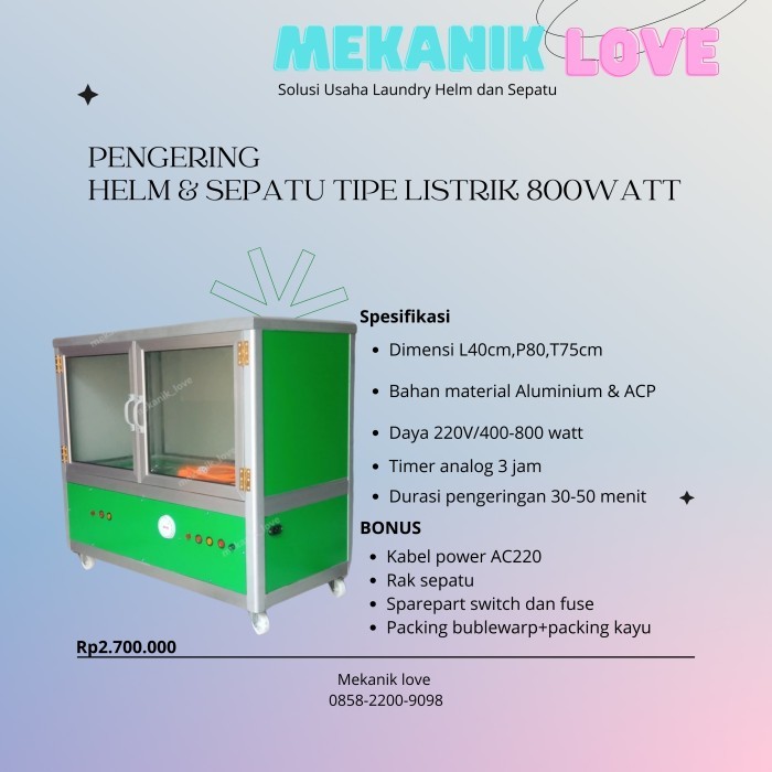 TRANSAKSI COD MESIN PENGERING HELM DAN SEPATU AREA JABODETABEK