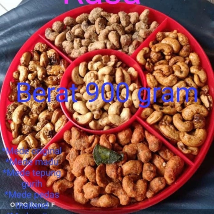 

kacang mede 5 tray 900gr