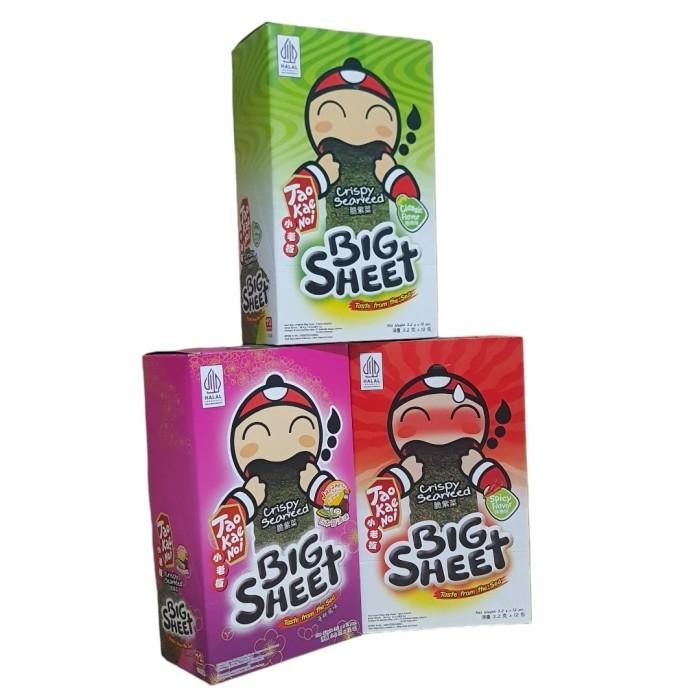 

Tao Kae Noi Big Sheet Crispy Seaweed 4Gr All Varian (1 Dus)