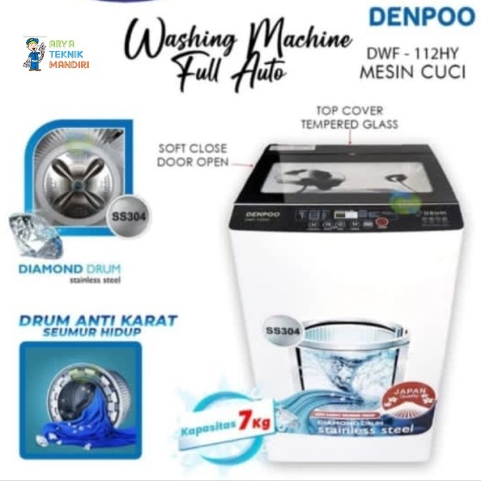 GEARBOX MESIN CUCI DENPOO DWF-112HY DAIMONDDRUM 1 TABUNG BUKAAN ATAS