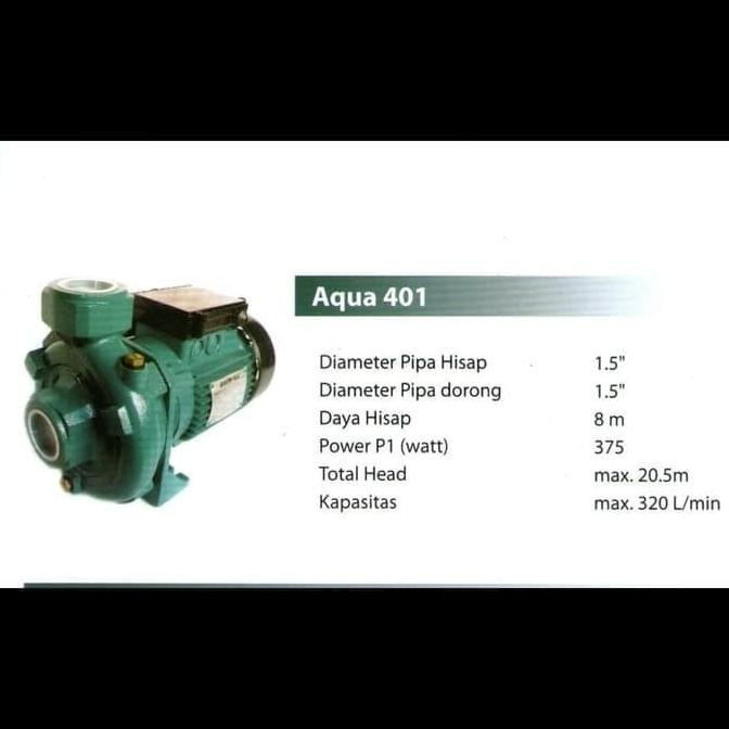 Shinnil Aqua 401 Pompa Air Centrifugal Keong Irigasi Terlaris