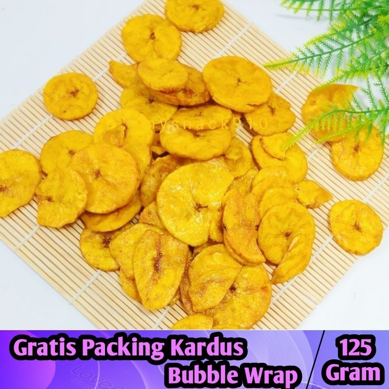 

Cemilan Keripik Pisang Manis 125gram Original / Keripik Pisang Koin - Iqorni Snack cemilan jadul