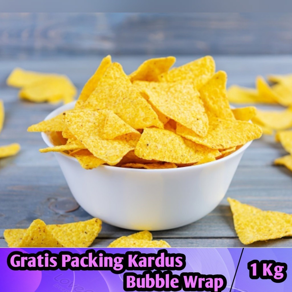 

[1Kg] Tortila BBQ / TES TORTILLA Balado - Iqorni Snack makanan ringan snack kiloan