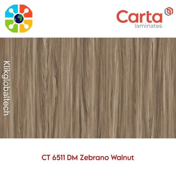 Carta Hpl Woodgrain Ct 6511 Dm Zebrano Walnut
