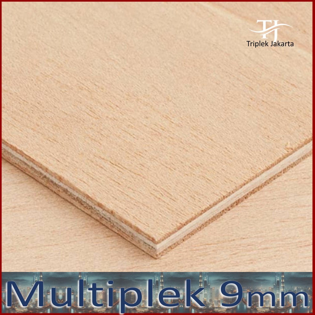 Multiplek 9 mm 220x40 cm | Triplek 9mm 40x220 cm | Palem Grade A