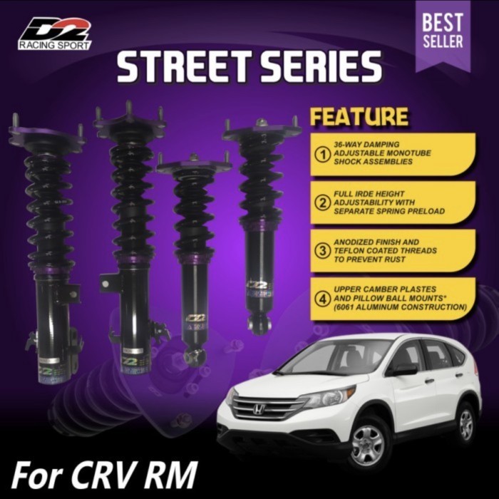 Coilover D2 Racing Honda Crv Rm Best