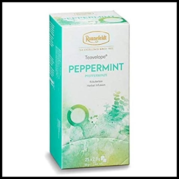 

Ronnefeldt Teavelope Peppermint | Seduhan Herbal Celup | 25X2.0 Gr