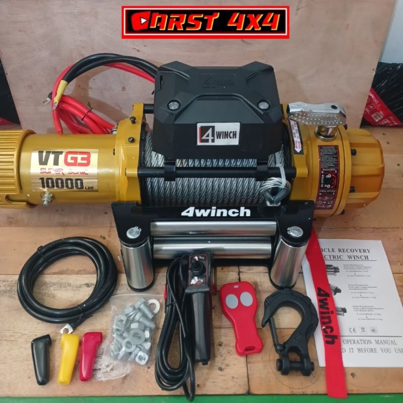 BEST SELLER- Winch 4winch supersonic high speed 10000 lbs 12volt winch derek offroad