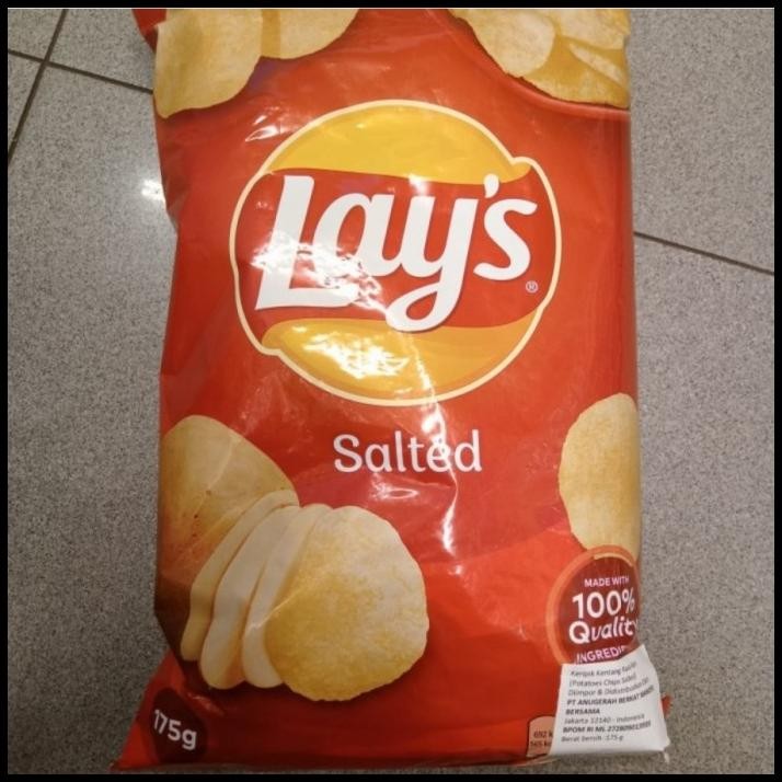 

Lay'S Salted 175 Gr | Lays | Import | Snack | Kripik | Camilan