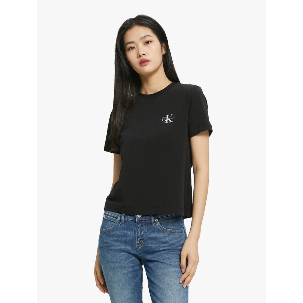 CALVIN KLEIN JEANS  - KAOS WANITA -  MONOGRAM TEE