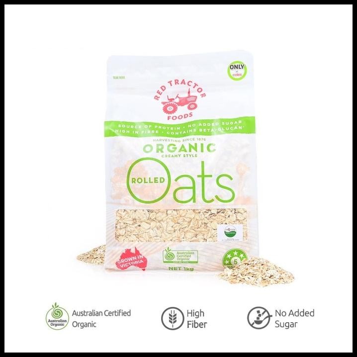 

Cereal Organic Red Tractor Rolled Oat 1Kg