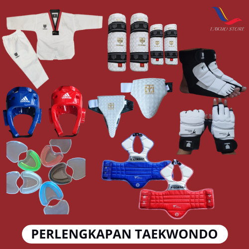 PERALATAN TAEKWONDO LENGKAP / FULL SET CUSTOM / PERLENGKAPAN TAEKWONDO