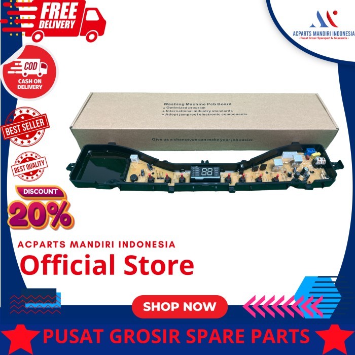 POLYTRON ZEROMETIC PAW80517 MODUL PCB MESIN CUCI TOP LOADING ORIGINAL