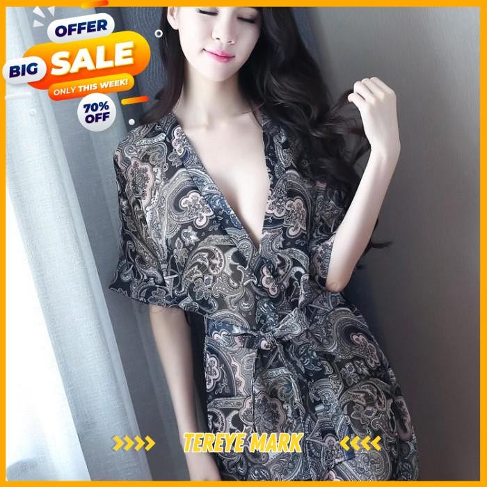 BAJU MALAM SEXY KIMONO BAJU TIDUR SEXY WANITA BAJU MALAM SEXYS PIYAMA MOTIF BATIK BEST RECOMENDATION