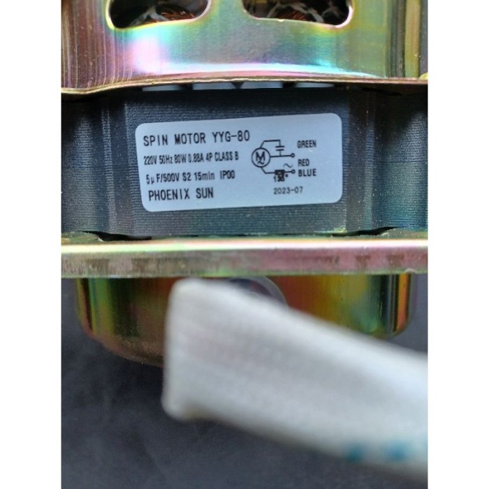 DINAMO SPIN MOTOR SPIN MESIN CUCI POLYTRON 2 TABUNG YYG-80 TERLARIS.