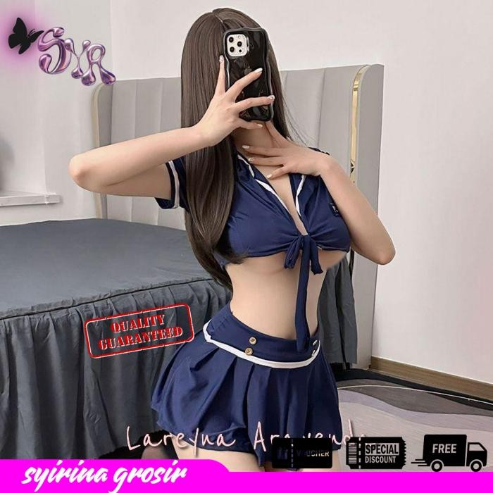 SET LINGERIE FANTASY MALAM KOSTUM SEXY POLICE TERBAIK