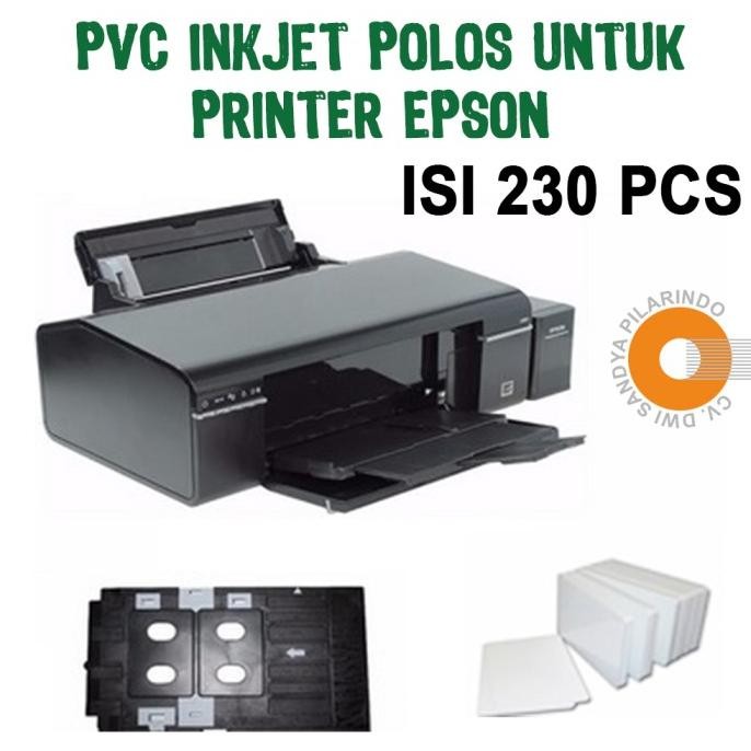 Kartu Pvc Inkjet / Id Card Blank Ikartu Pvc Inkjet Polos Isi 230 Pcs New