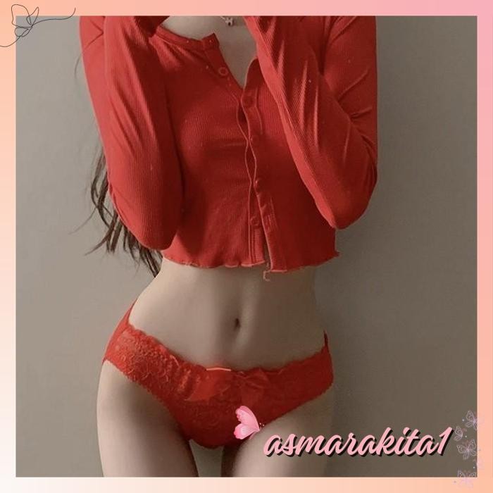 CELANA DALAM SEXY MUTIARA NAKAL TRANSPARENT RENDA HOLLOW CD C BY ASMARA KITA FANTASTIS