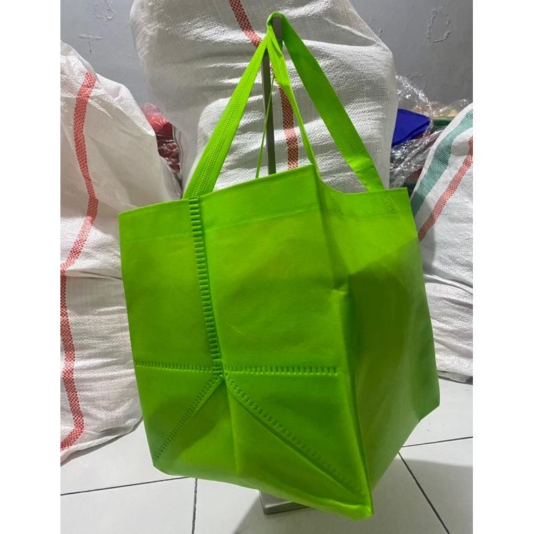 

PROMO (1 PACK = 60 PCS) GOODIE BAG TAS HAJATAN 22x22 CM TINGGI 25 CM / TAS NASI BOX / TAS HAJATAN KOTAK NASI / TAS WALIMATUL / TAS SPUNBOND TERLARIS / TAS SUNBOND SOUVENIR TERMURAH / TAS SEMINAR / TAS RAMAH LINGKUNGAN Ka-152