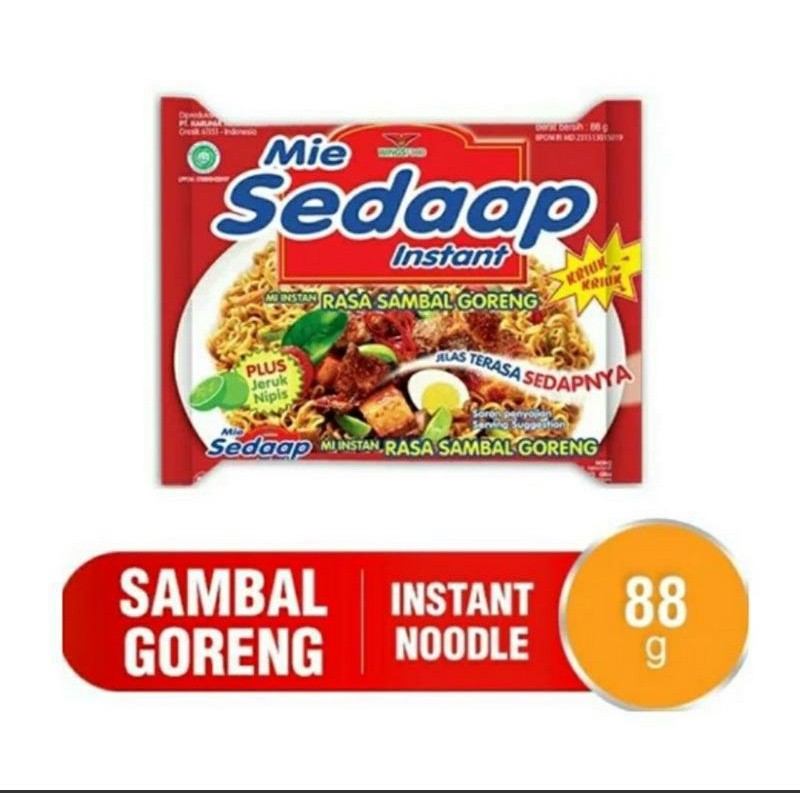 

MIE SEDAP RASA SAMBAL GORENG 88 GRAM