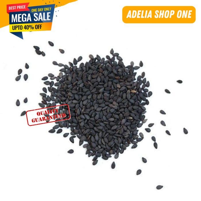 

PREMIUM QUALITY BLACK SESAME SEED WIJEN HITAM PREMIUM 500 GRAM PALING DICARI!!
