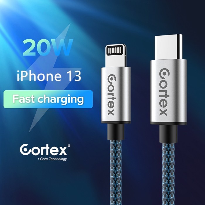 CORTEX KE-201 KABEL IPHONE TYPE-C TO LIGHTNING 14 13 12 11 X XR XS MAX