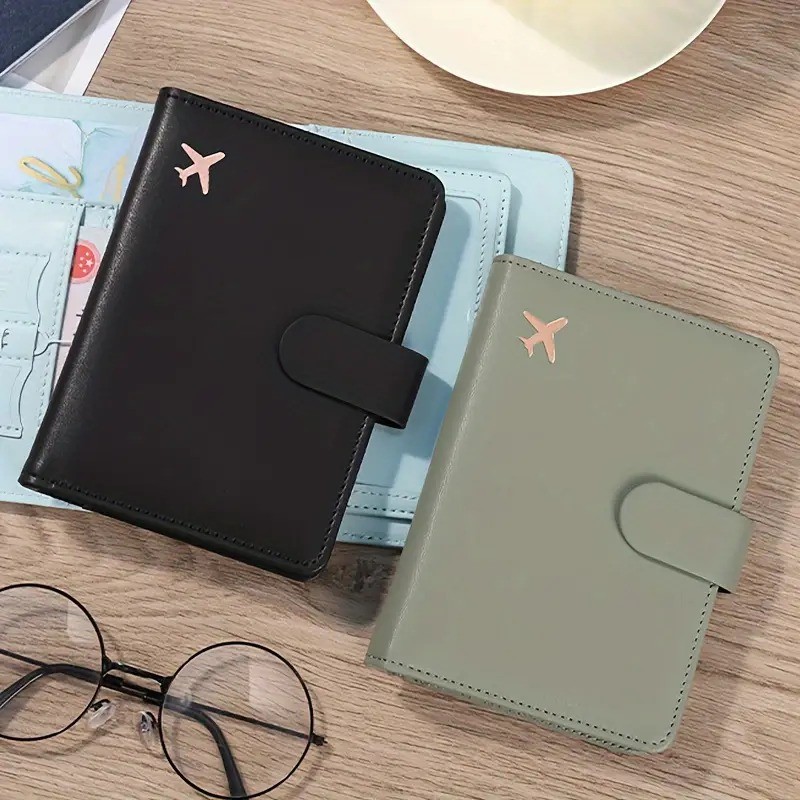 

Deziliao Dompet Passport Kulit Travel Card Holder Anti RFID Leather PU - D-10