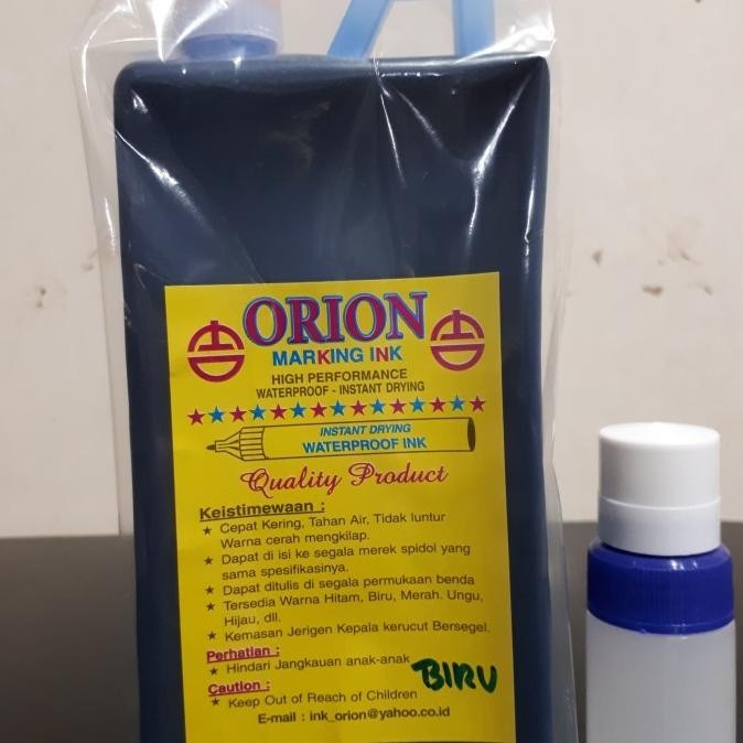 

Tinta Spidol Permanen Orion/ Tinta Karung / Tinta Ekspdedisi