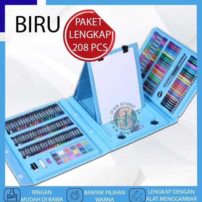 

Crayon Anak Set Isi 208 Pcs Pensil Warna Alat Lukis Set Crayon Set GS