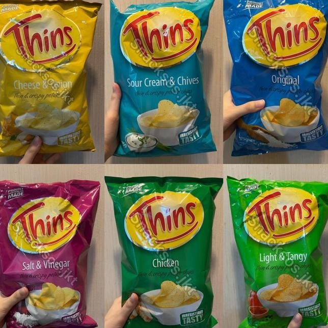 

Thins Potato Chips /Sour Cream/ Vinegar/Cheese/Chien