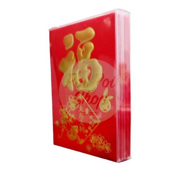 

GHT Angpao Fu Kotak isi 20 Emas 3D Timbul Angpau Fuk Sangjit Pernikahan Imlek Isi 20pc Elegan Kualitas Tinggi TERLARIS