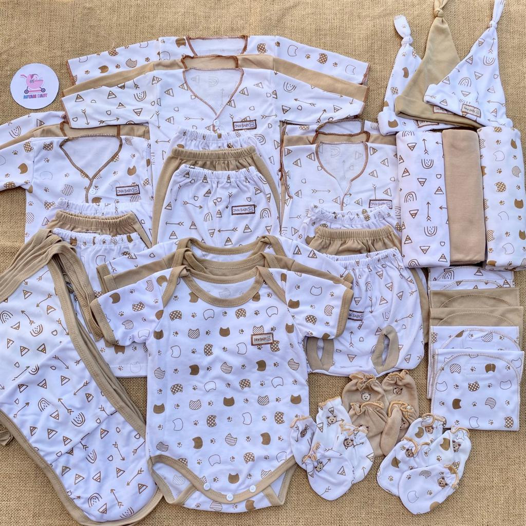 Bayi Newborn 45 PCS Baju Bayi baru lahir Paket hemat Brojol Baby Paket Komplit bayi baru lahir Asyam