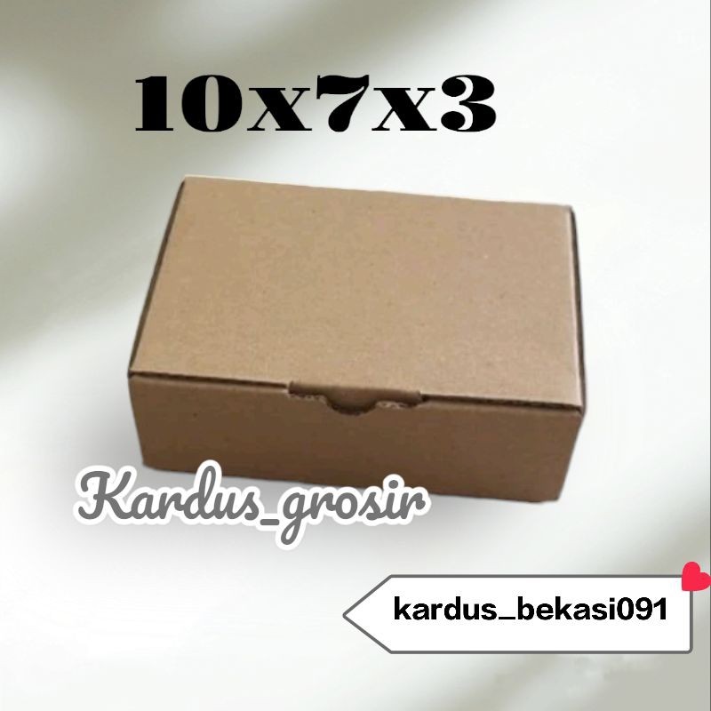 

kardus packing 10x7x3 Die Cut