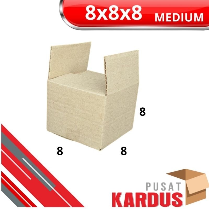 

Kardus packing 8x8x8/kardus kemasan/packing online/kardus shopee