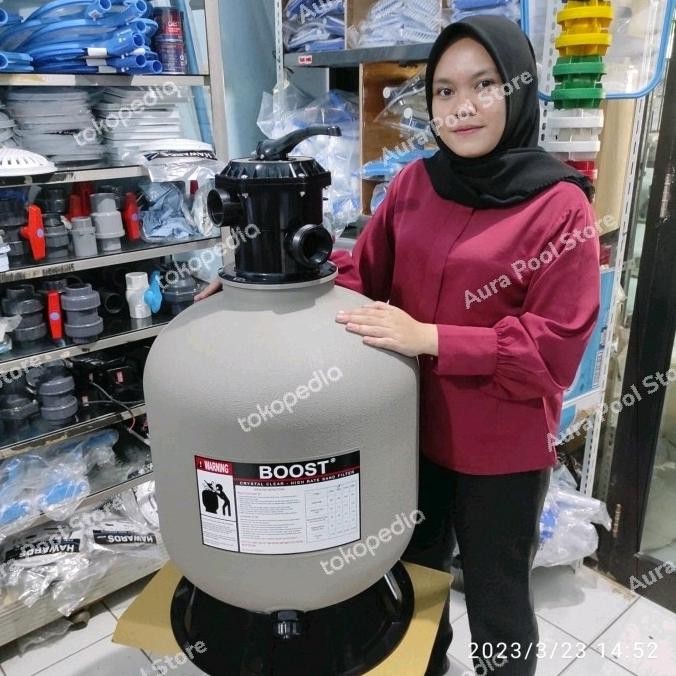 Masih Filter Kolam 1/2Hp Tipe 16In Merk Boost / Sand Filter Kolam Renang