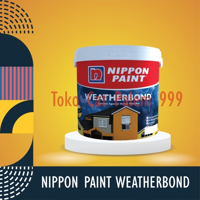 Nippon Paint Weatherbond Cat Tembok Tinting / Oplos / Putih 20 L PAIL