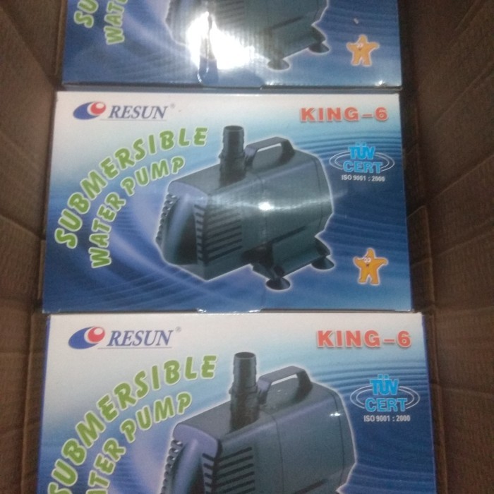 Pompa Celup Resun King 6 Water Submersible Pump Kolam Aquarium