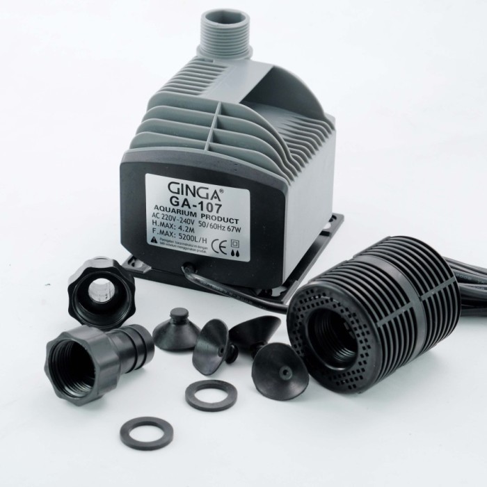 POMPA AQUARIUM CELUP WATER PUMP GINGA GA 107 GA-107 LOW WATT